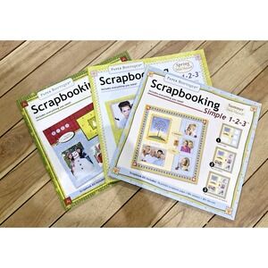 NEW 3-Piece Scrapbooking Kit Lot – Paper Boutique Simple 1-2-3 – Debbie Mumm